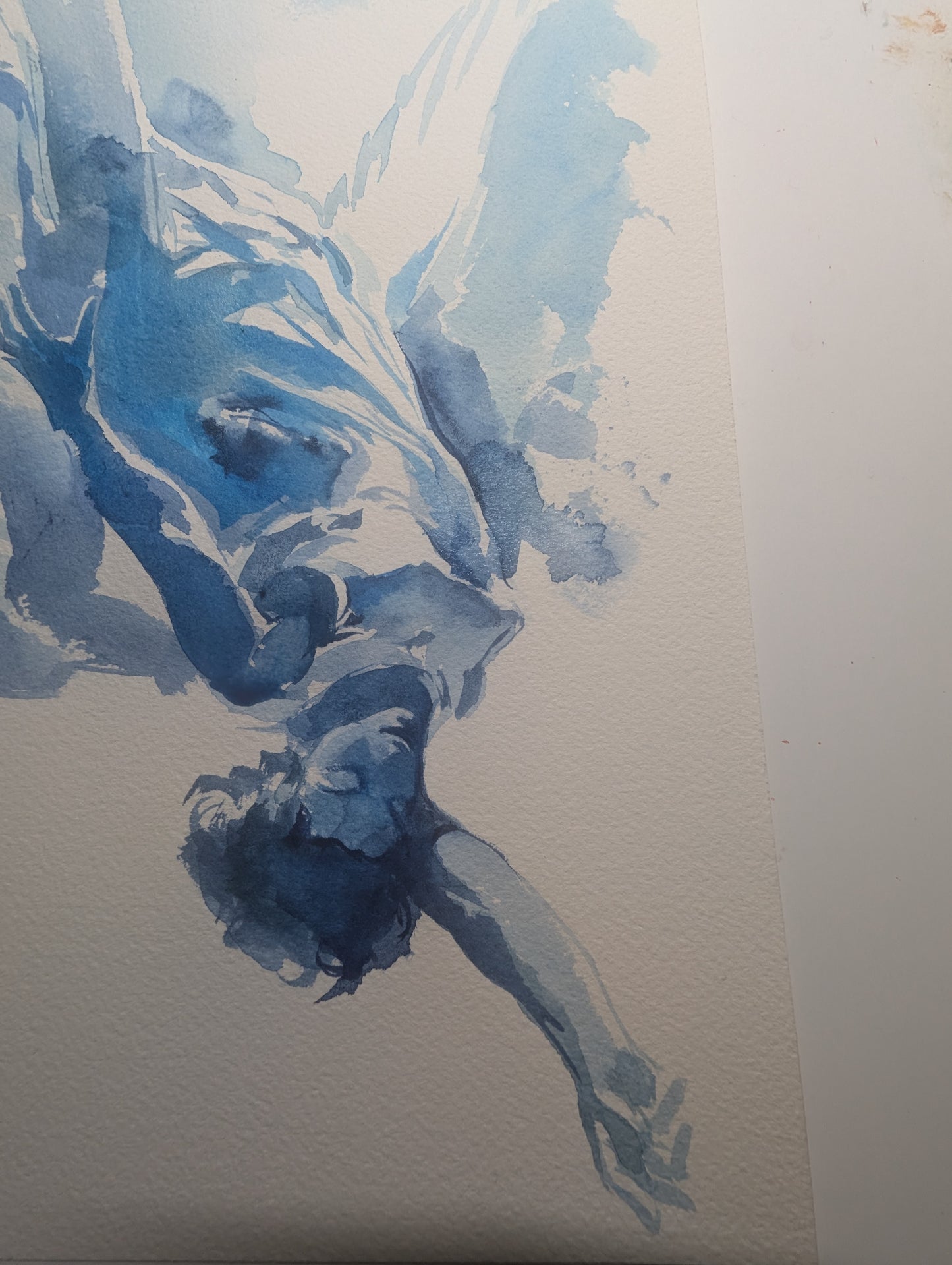 Angel in blue